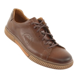 Riko Sports Leather Shoes 893 Brown ruskea 1