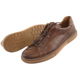 Riko Sports Leather Shoes 893 Brown ruskea 4