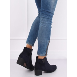 Tummansiniset naisten 8B982 siniset korkokengät laivastonsininen 1