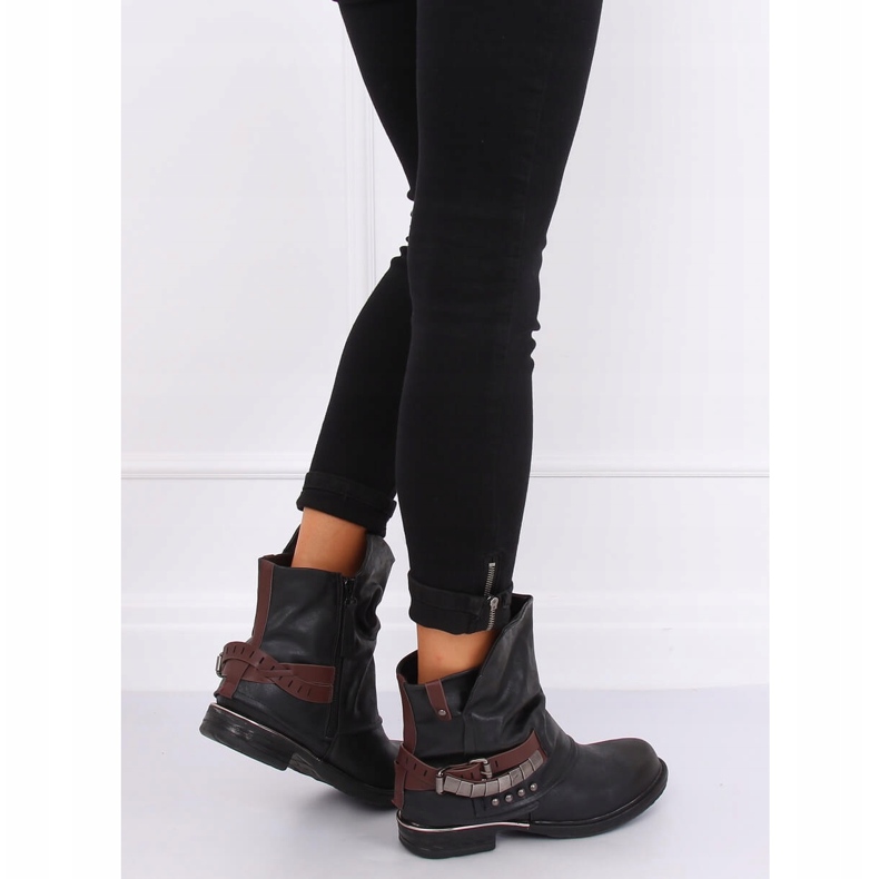 Mustat armeijan saappaat LL-165P Musta 1