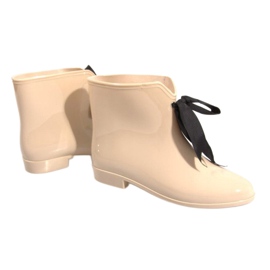 Wellington -saappaat, joissa keula Y015 Beige 1