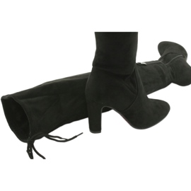 Mustat venytyskengät polven yli Filippo 996 5