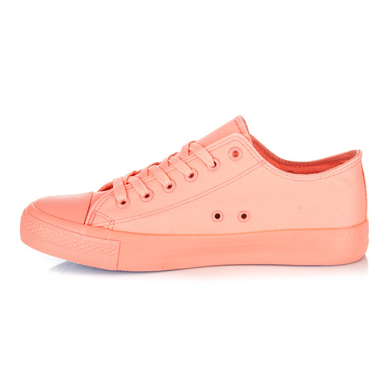 Naisten tekstiililenkkarit vaaleanpunainen 1