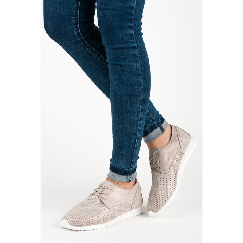 Sidotut VINCEZA-kengät keltainen 2