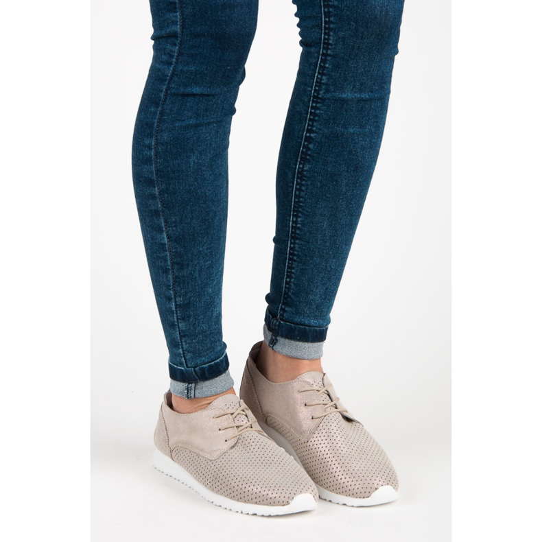 Sidotut VINCEZA-kengät keltainen 1