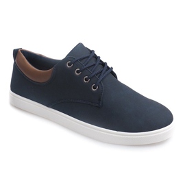 Miesten vapaa -ajan lenkkarit 655 Navy Blue tummansininen 1