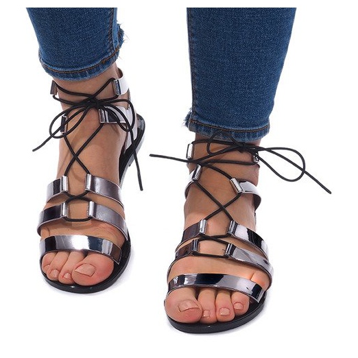 Meliski PT-9126 Mustat sandaalit 1