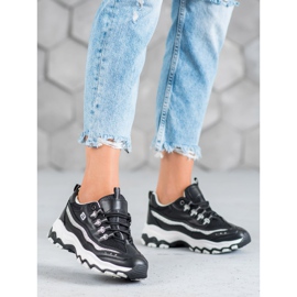 Yes Mile Glitterillä varustetut lenkkarit musta 1