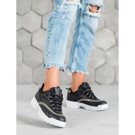 SHELOVET Muodikkaat mustat lenkkarit 2