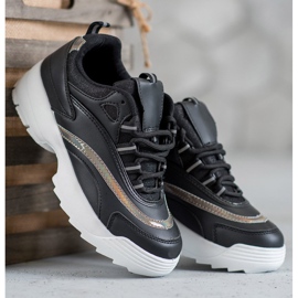 SHELOVET Muodikkaat mustat lenkkarit 1