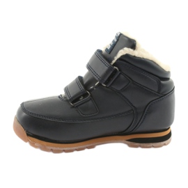 American Club Saappaat Velcro -saappaat American ES42 navy blue tummansininen 2