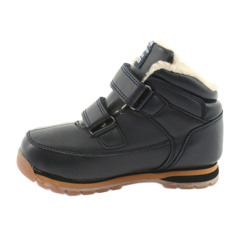 American Club Saappaat Velcro -saappaat American ES42 navy blue tummansininen 2