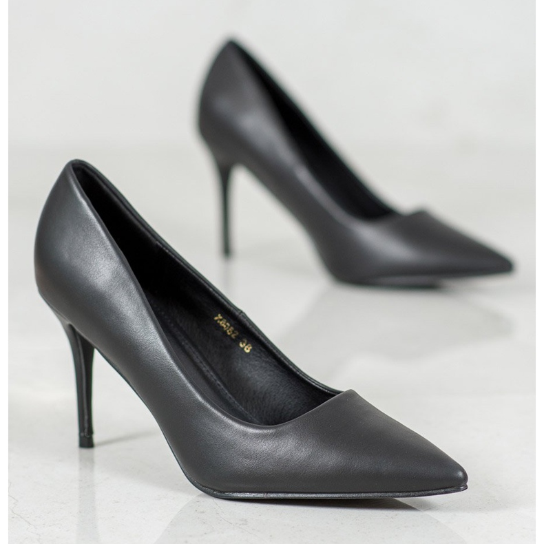 Diamantique Ekonahkaiset korkokengät musta 2