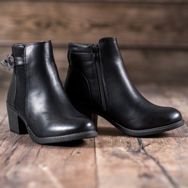 Abloom Saappaat koristeellisella soljella musta 1