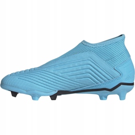Adidas Predator 19.3 Ll Fg Jr EF9039 jalkapallokengät sininen sininen 2