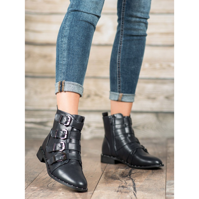 Cm Paris Saappaat, joissa soljet sininen 2