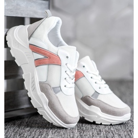 SHELOVET Urheilukengät valkoinen vaaleanpunainen monivärinen 2