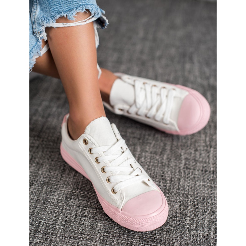 EXQUILY Värikkäät lenkkarit valkoinen 1