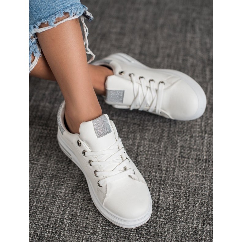 SHELOVET Eco -nahka lenkkarit valkoinen 1