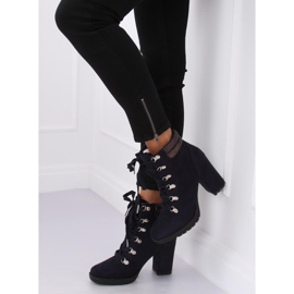 Tummansiniset puukengät 8992 Sininen tummansininen 2