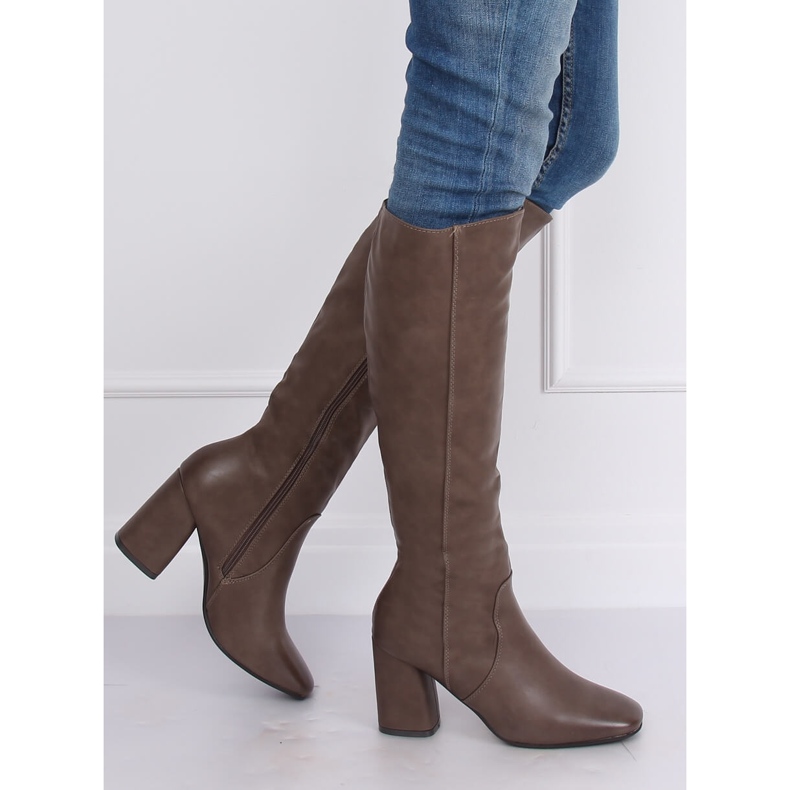 Klassiset korkokengät beige 5319 Khaki 2