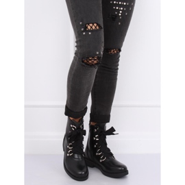 Mustat armeijan saappaat LJ001 Musta 1