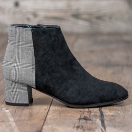 Filippo Tyylikkäät saappaat postauksessa musta harmaa 2