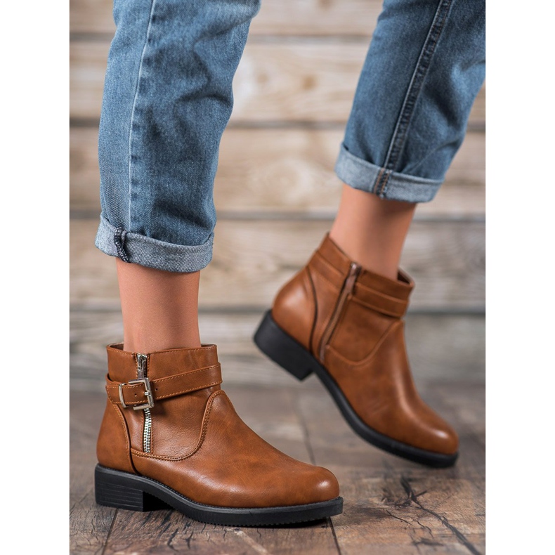 Abloom Ruskeat saappaat Eco -nahalla 1