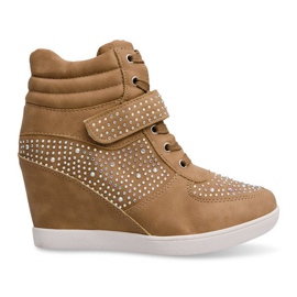 Tennarit Kengät Wedge Boots 3188 Khaki monivärinen vihreä 1