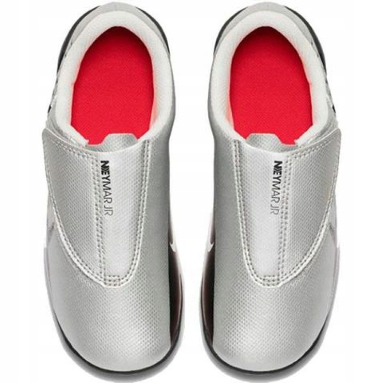 Nike Mercurial Vapor 13 Club Neymar Mg PS (V) Jr AT8164-006 jalkapallokengät musta harmaa 2