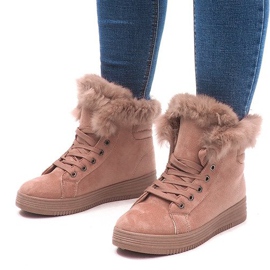 Lämmin lenkkarit AB-14 vaaleanpunainen 1