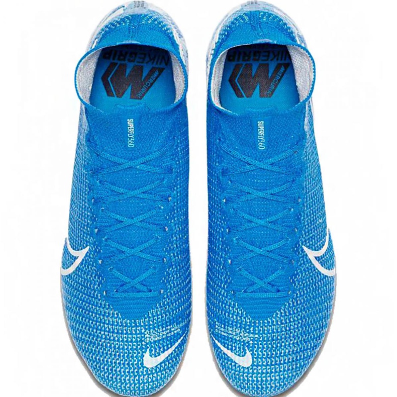 Nike Mercurial Superfly 7 Elite SG-Pro Ac M AT7894-414 jalkapallokengät sininen sininen 1