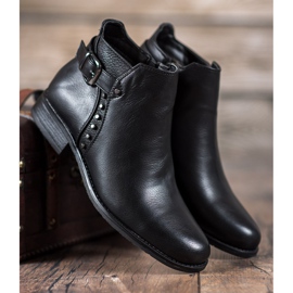 Cm Paris Litteät kantapää saappaat musta 1