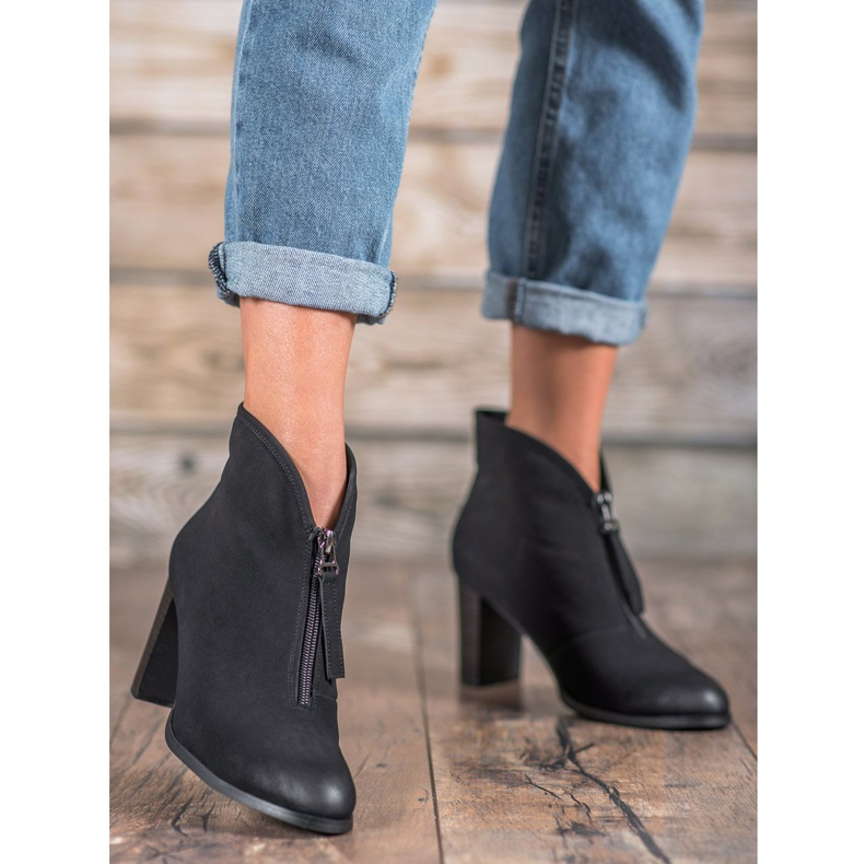 VINCEZA -saappaat vetoketjulla musta 2