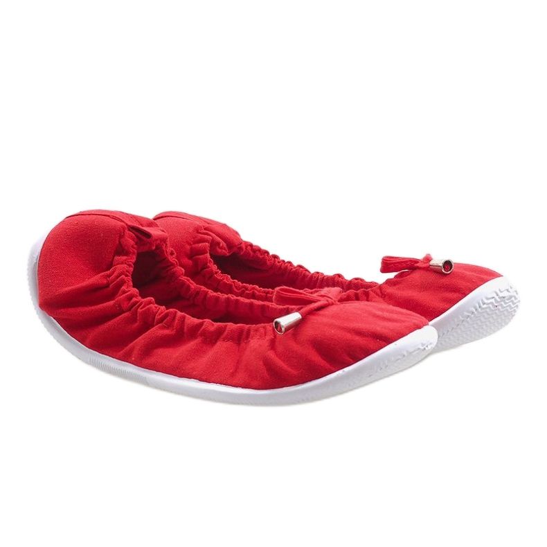Klassiset ballerinat VB1 Red punainen 1