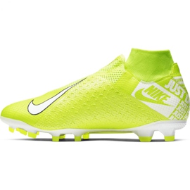 Nike Phantom Vsn Pro Df Fg M AO3266-717 jalkapallokengät keltainen keltainen 2