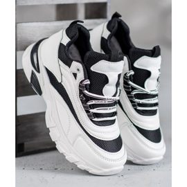 SHELOVET Muoti Lenkkarit valkoinen musta 2