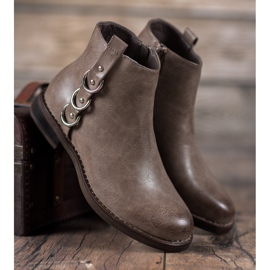 Forever Folie Klassiset saappaat koristeilla ruskea 1