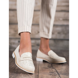 Bestelle Mokkasiinit glitterillä ruskea 1