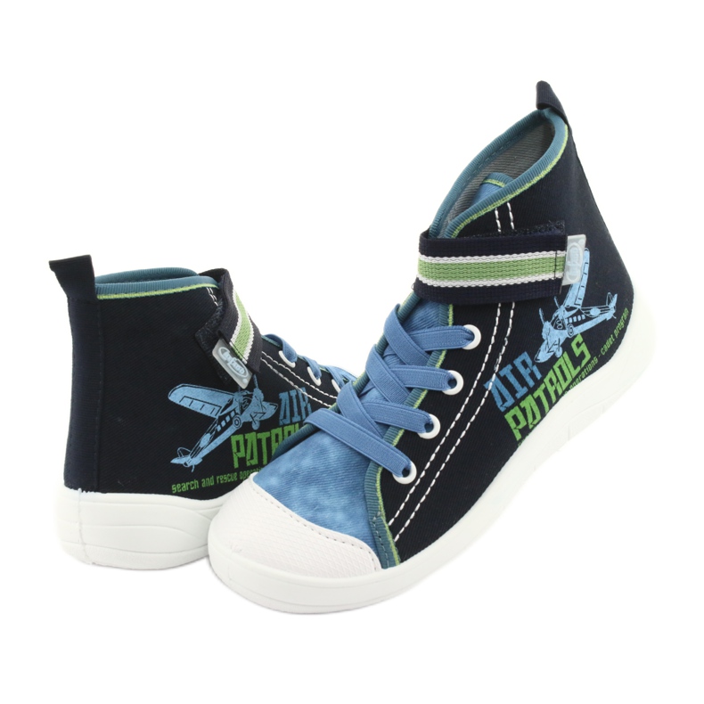 Befado lasten kengät 268Y066 laivastonsininen sininen vihreä 3