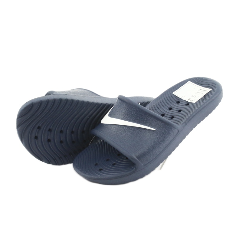 Nike Kawa Shower 832528400 tossut valkoinen tummansininen 4