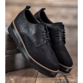 SHELOVET Kengät Snake Print Platformilla musta 1