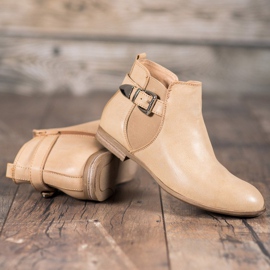 Sixth Sense Saappaat, joissa Eco -nahka ja solki ruskea 1