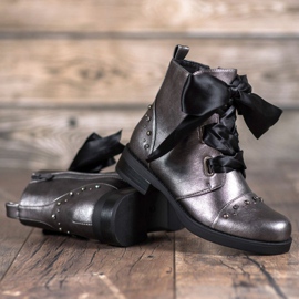 Bestelle Nauhalla sidotut saappaat harmaa 1 Bestelle Nauhalla sidotut saappaat harmaa 1