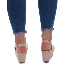 Kiilasandaalit 3H096 Beige 1