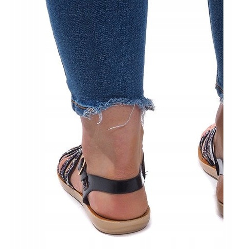 Sandaalit 3-8 Musta, Brocade 2