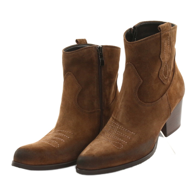 Gamis 3837 mokkanahkaiset saappaat ruskea 4