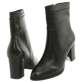 Caprice High Boots strassit, musta 4