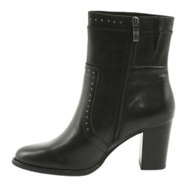Caprice High Boots strassit, musta 2
