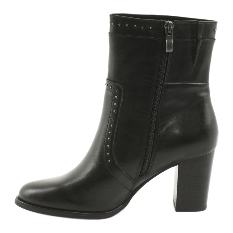 Caprice High Boots strassit, musta 2